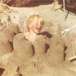 Buried in sand