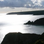 The North Side of the Milford Haven waterway from cliffs at Lindsway Bay