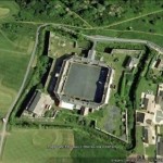Google Earth image of Defencible Barracks Pembroke Dock