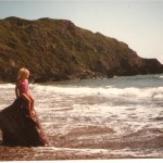 A young Joanne at West Dale Bay