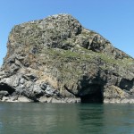 Lava cliffs on Ramsay