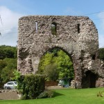 The priory ruins at The Priory Village