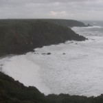 West Dale Bay in a winters storm 2